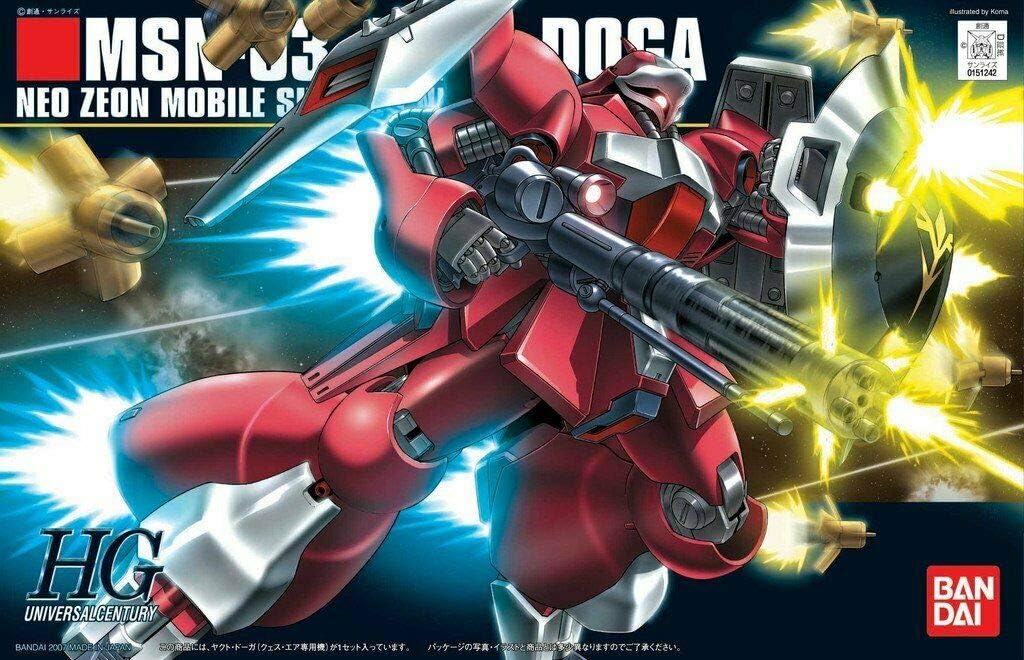 Mobile Suit Gundam: MSN-03 Jagd Doga Quess Paraya High Grade 1:144 Scale Model Kit