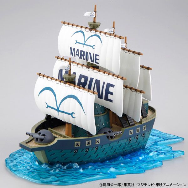 Marine Warship - One Piece Model Kit - Grand Ship Collection #07 - Bandai