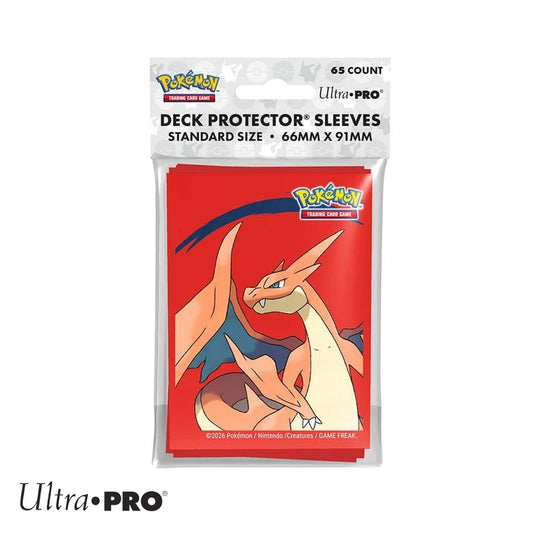 Mega Charizard Y Deck Protector Sleeves (65 count) - Standard Size - Ultra Pro