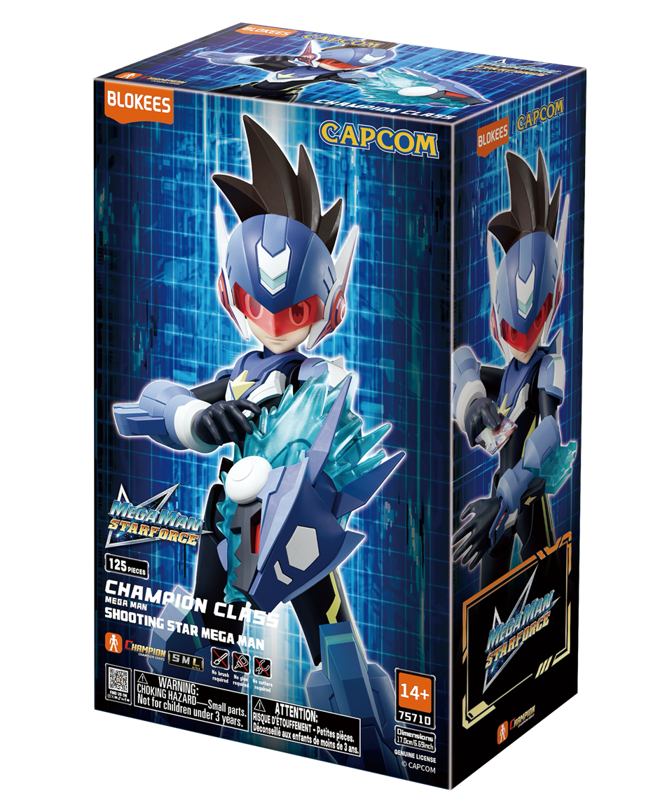 Shooting Star Mega Man Model Kit - Megaman Starforce - Blokees