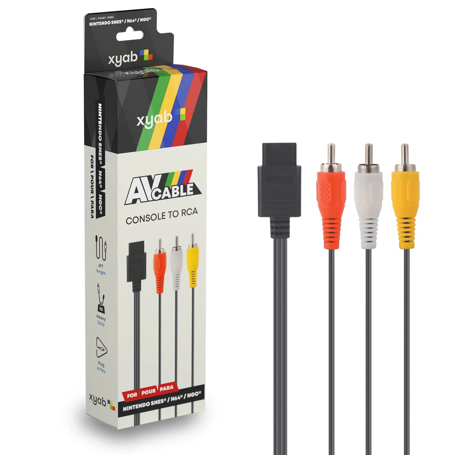 AV Cable: SNES / N64 / NGC - XYAB