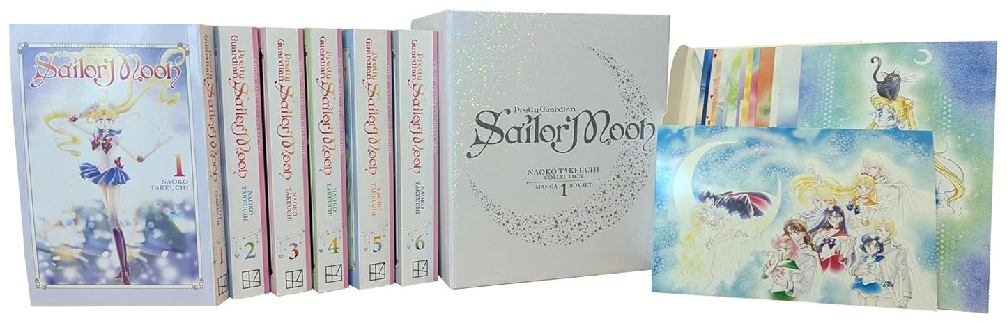 Sailor Moon Manga Box Set Vol. 1-6 (Naoko Takeuchi Collection): With 16 Collectable Art Cards and a Holographic Gift Box