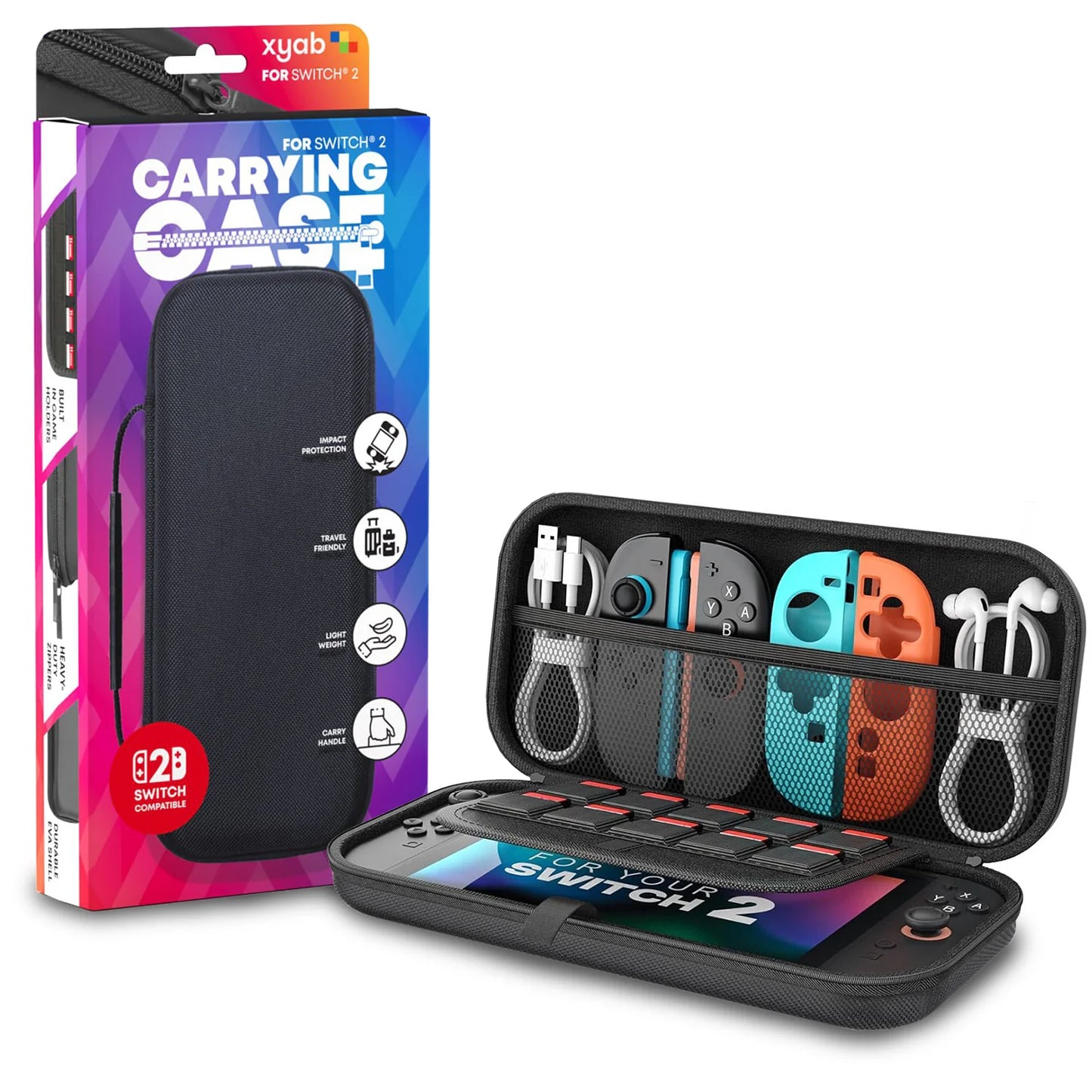 Nintendo Switch 2 Hard Shell Carrying Case - XYAB