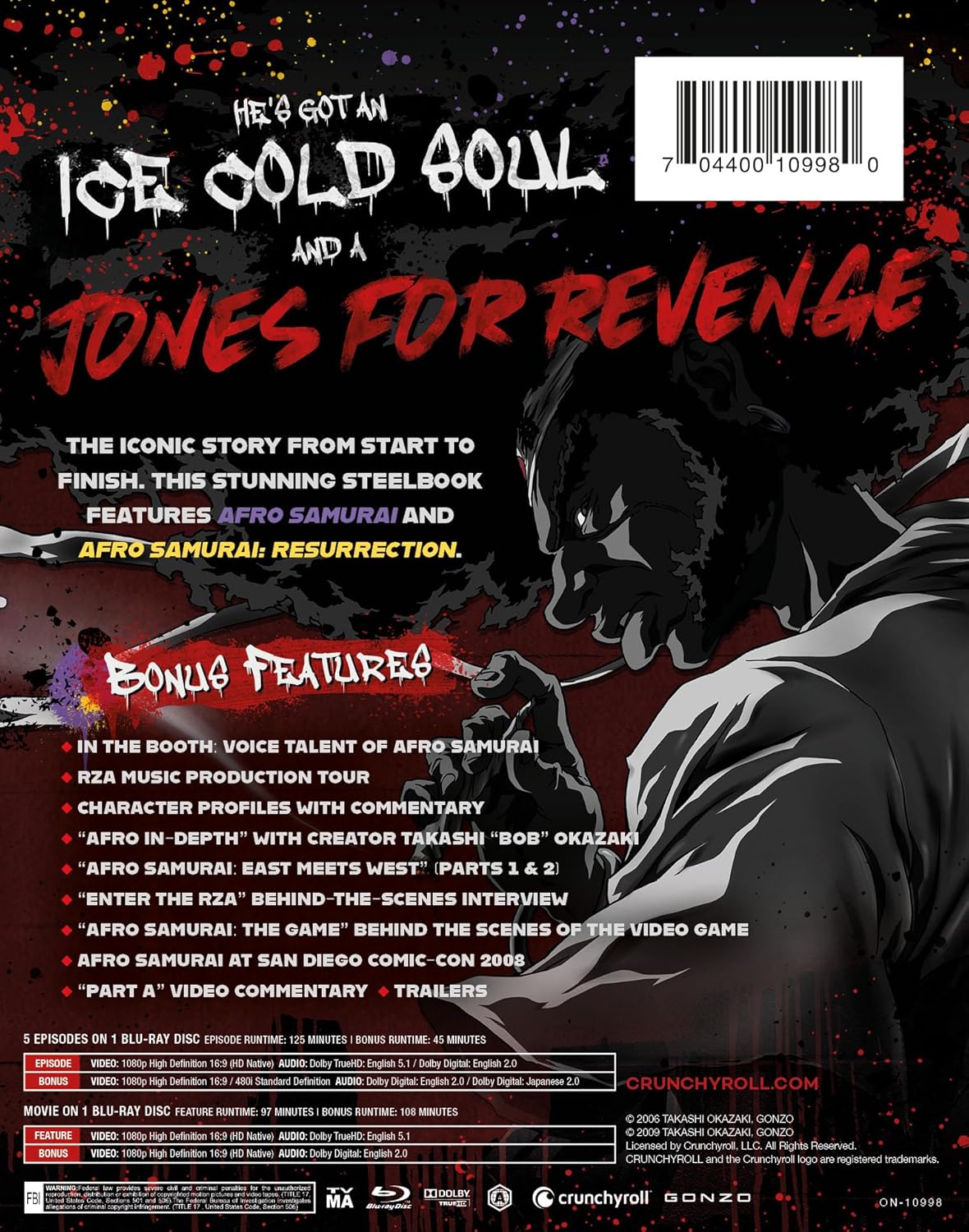 Afro Samurai - Complete Series + Movie - Blu-ray