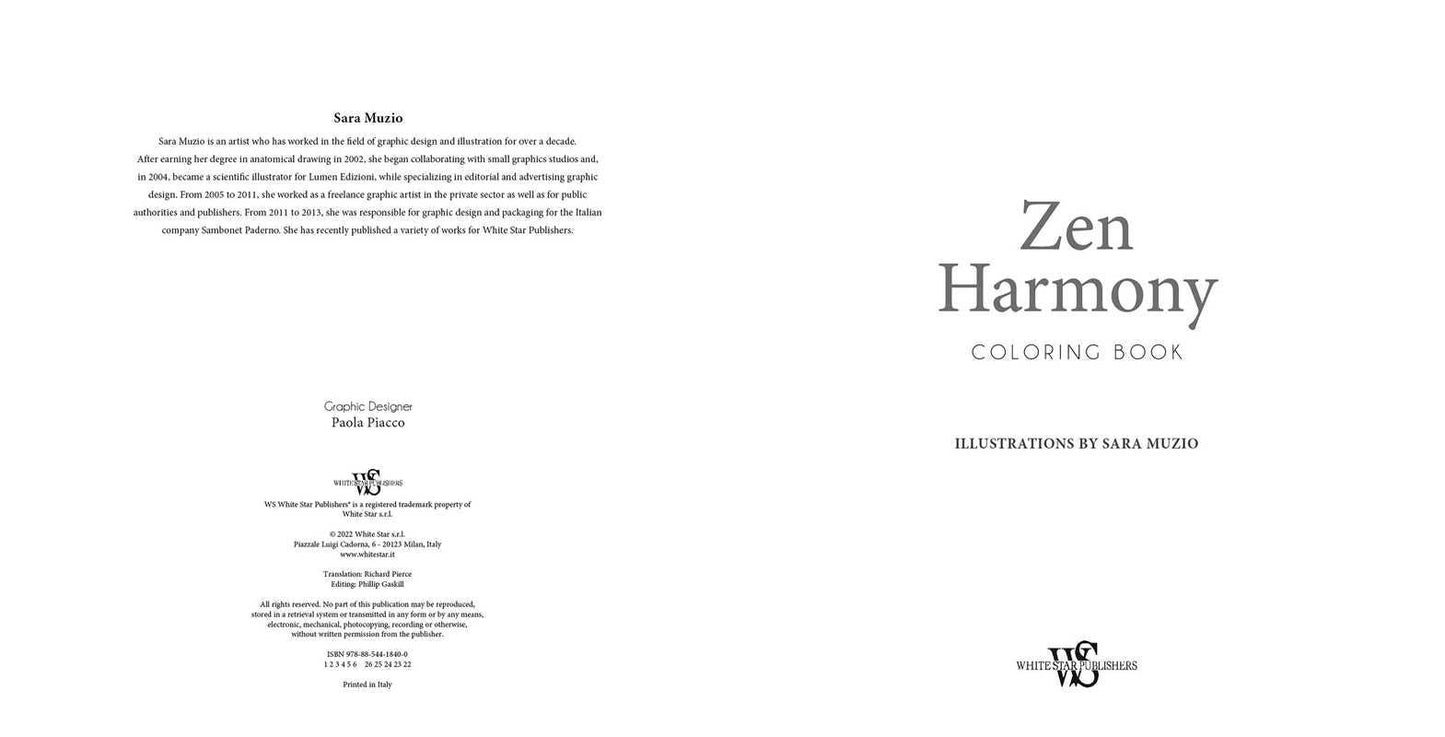Zen Harmony Coloring Book