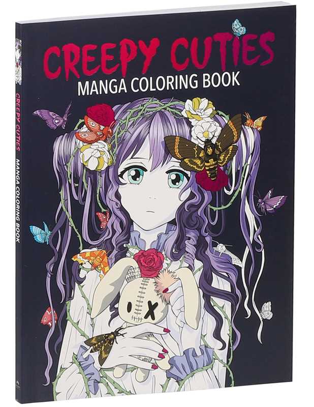 Creepy Cuties Manga Coloring Book by