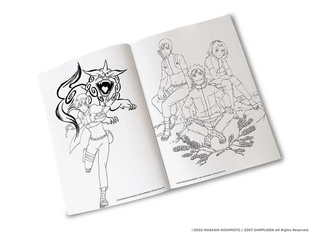 NARUTO SHIPPUDEN: The Official Coloring Book by VIZ Media