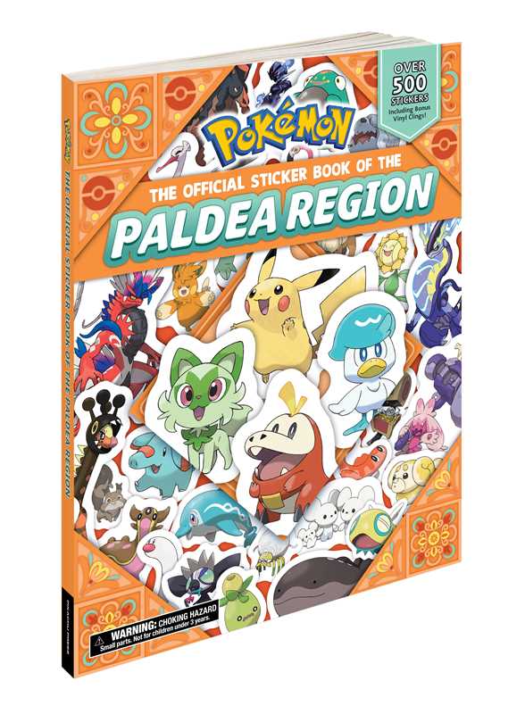Pokémon The Official Sticker Book Of The Paldea Region  by Pikachu Press