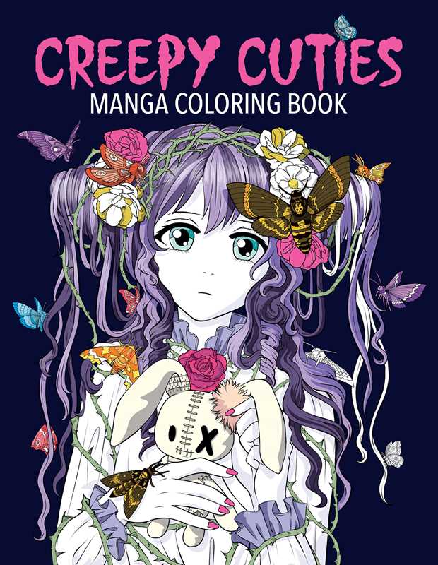 Creepy Cuties Manga Coloring Book by