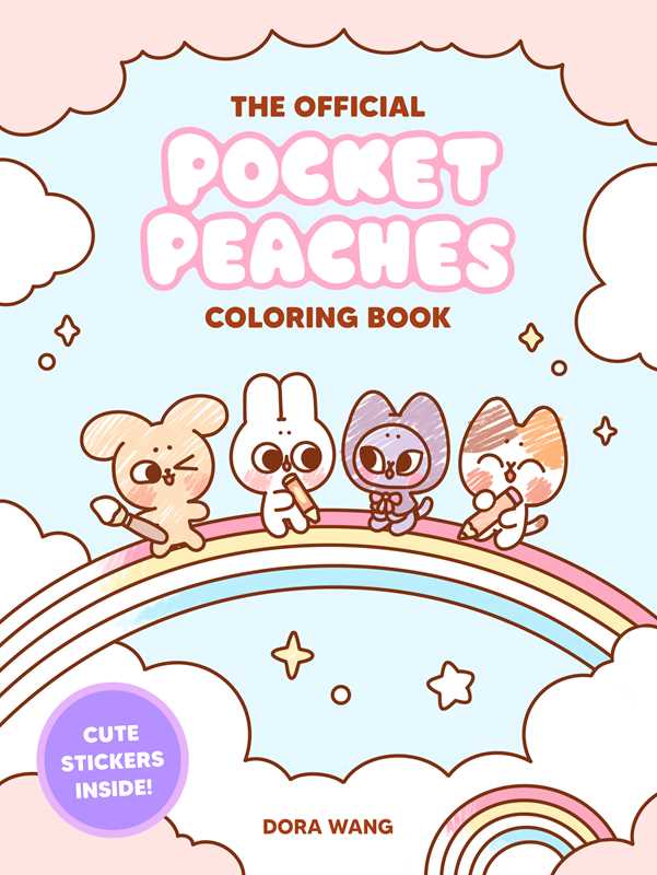 Official Pocket Peaches Coloring Book by Dora  Wang