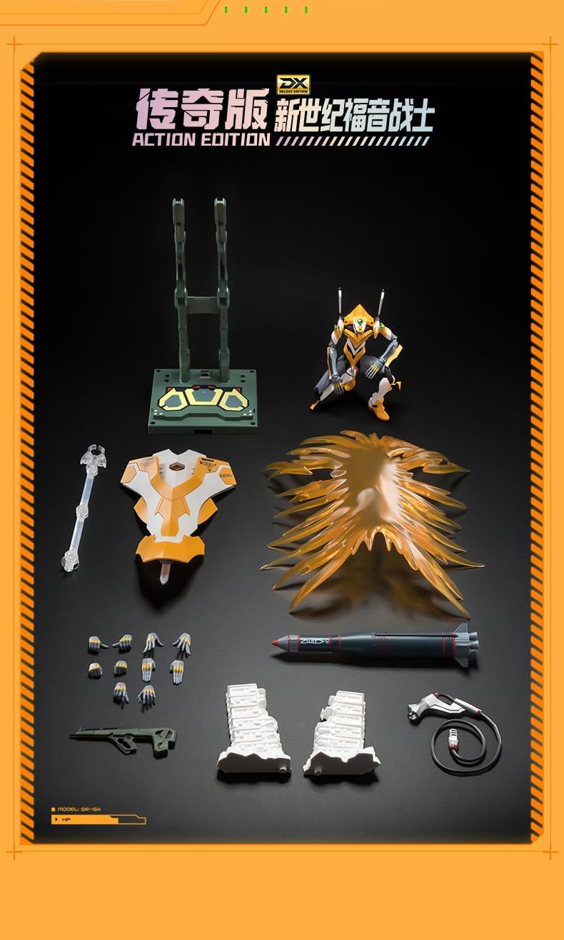 Evangelion Action Edition DX Proto Type-00' Model Kit - Blokees
