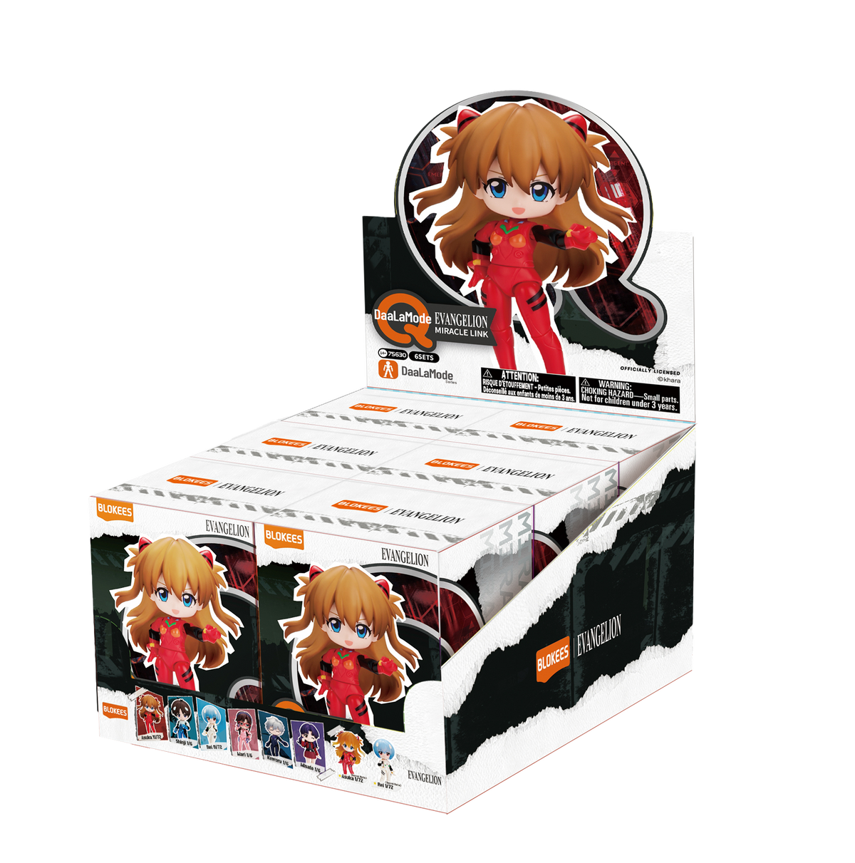 Evangelion Blind Box - Miracle Link Fantastics Q Series - Blokees