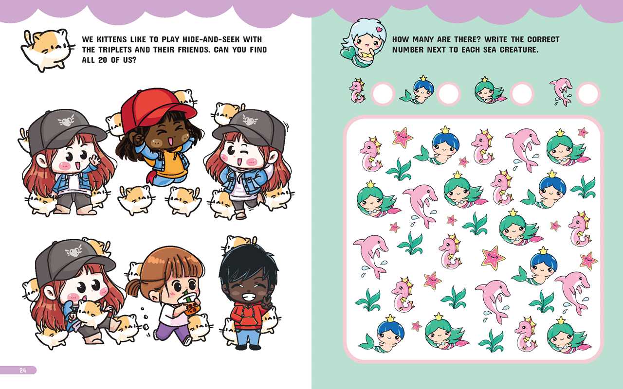 Kawaii Chibi Activity Book for Kids