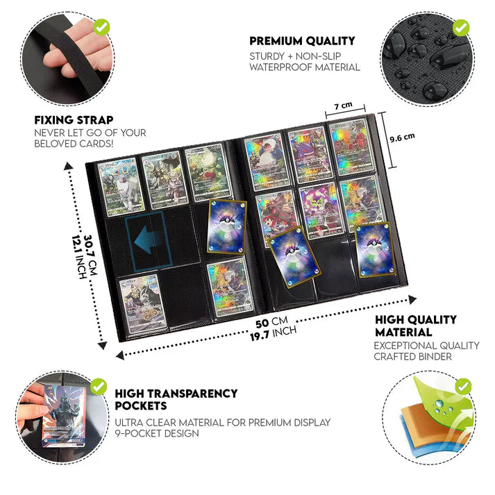 Trendiphy TCG Softcover 540-Pocket Binder